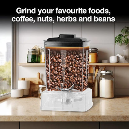 4-in-1 Professional Blender 2.5L – 6000W High Power | Smoothie Maker, Coffee Grinder, Citrus Juicer | 9 Speed Control